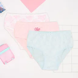 Pantaloons Junior Girls Pack Of 3 Printed Cotton Basic Briefs 8909230374221-image-41
