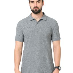 ECOLINE Clothing Men Antimicrobial Solid Polo Collar T-shirt-image-81