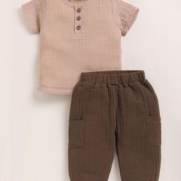 COT & CANDY Kids Organic Cotton Top With Trousers-image-20