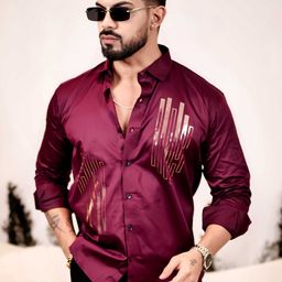 Foomer Men Standard Opaque Casual Shirt-image-85