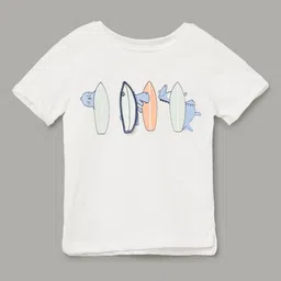 Juniors by Lifestyle Boys Printed Round Neck Short Sleeves Cotton T-shirt-23