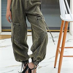 COSMIC TRIO Women Jogger High-Rise Highly Distressed Stretchable Jeans-image-93