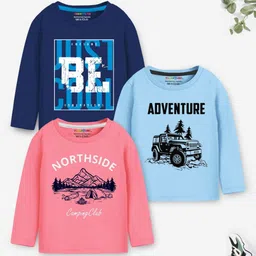 YK X Trampoline Boys Typography 3 Printed Applique T-shirt-picture-16