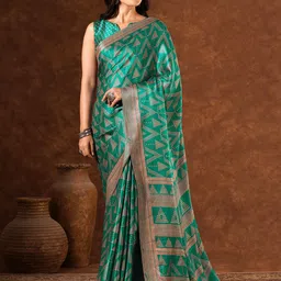 KALINI Woven Design Zari Saree-image-41