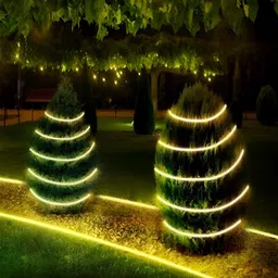 KAVYARA Yellow Rice Shape String Lights-18