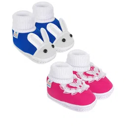 NESKA MODA Kids Cotton Booties Pair of 2-picture-17