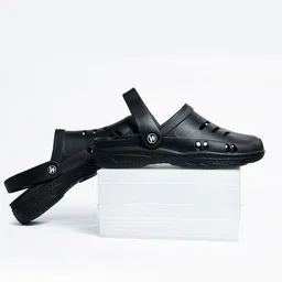 WAALK Men Solid Clogs-42
