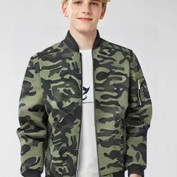 StyleCast x Revolte Men Camouflage Tailored Jacket-12