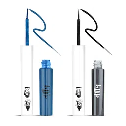 Elitty Set Of 2 Long Lasting & Smudge Proof Eyeliner- 4 ml Each- Black- Dark Blue image 5