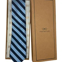 The Tie Hub Men Striped Broad Tie-image-33