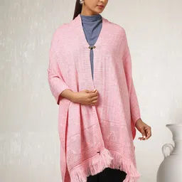 Soch Women Woven Design Acrylic Shawl-image-51