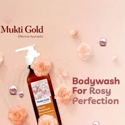 Axiom Set Of 3 Mukti Gold Pearly Body Wash With Aloevera - 250ml Each image 2