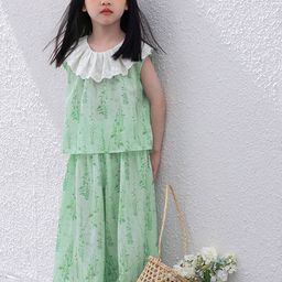 LULU & SKY Girls Printed Top with Palazzos-picture-23
