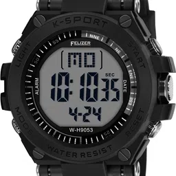 FELIZER Men Dial & Straps Digital Multi Function Watch LSKA-9053-FullBlk image 2