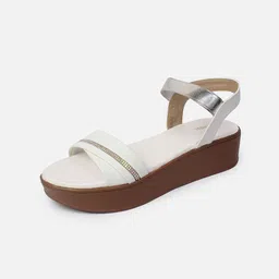 Anouk Open Front With Back Strap Sandals RN_ANK_51_Wht_36-White image 2