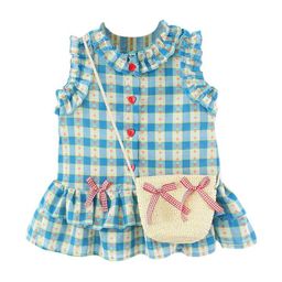StyleCast x Revolte Checked Ruffled A-Line Mini Dress-85