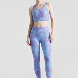ONLY Abstract Half Coverage Racerback Bra With Moisture Wicking image 5