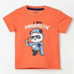 Juniors by Lifestyle Boys Graphic Printed Round Neck Cotton T-shirt-picture-29