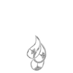 VALANOVA Women 14k Gold Lab Grown Diamond 0.04 CTs Pendent 2.04 gm-picture-11