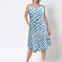 ANGOORI FASHION Tie and Dye Dyed A-Line Dress-picture-49