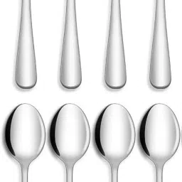 Stainless Steel Table Spoon Dinner Spoon Dinner Fork (pack of 8) Stainless Steel Dessert Spoon Set-9