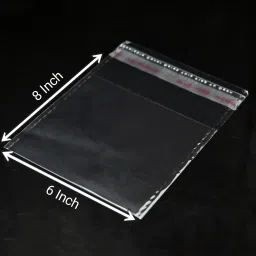HADII Bopp Bag Used for mobile cover, gift, cards and other packaging etc (Pack of 50) Polyester Laundry Bag-image-14