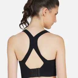 Poftik Full Coverage Removable Padding Workout Bra With Side Shaper image 5