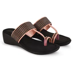 JM Looks Embellished Open Toe Wedge image 5