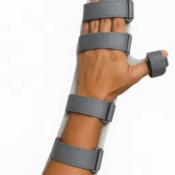 Left Hand Wrist Orthosis Static Splint Brace for Hand Resting, Immobilization Hand Support-7