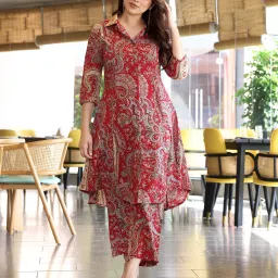 Women Cotton Rayon Kurta Palazzo Set-picture-19