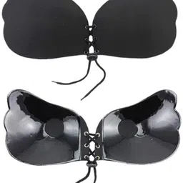 VAGHBHATT Strapless Half Coverage Push up Bra image 4