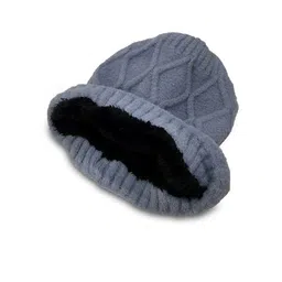 Gajraj Self Design Pure Wool Beanie image 4