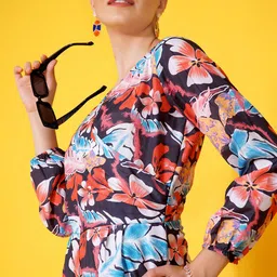 Stylecast X Hersheinbox Women Multicolour Printed Basic Jumpsuit image 2