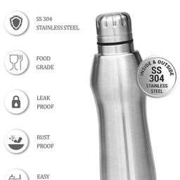 Milton Set of 6 Silver Elate 750 Stainless Steel Bottle 635 ml Each image 5