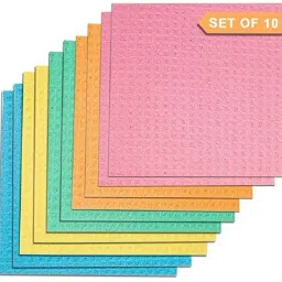 Kitchen & Household Cleaning Sponge Wipe Scrub Sponge (Regular Pack of 10) Sponge Wipe-picture-23