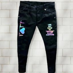 Men Slim Mid Rise Black Jeans-image-38