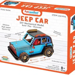 DIY Jeep Car Mechanical Model 3D Puzzle STEM Learning Kit for Kids-15