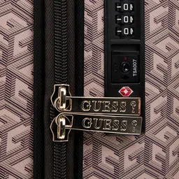 GUESS Printed Hard-Sided Cabin Trolley Suitcase image 4