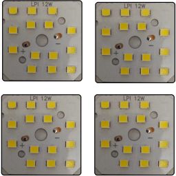 4 Pcs 12 Watt MCPCB LED Bulb Raw Material CoolDay WHITE Color Light Electronic Hobby Kit-image-42