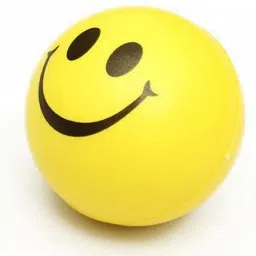 1 PCS Smiley Ball OR Soft Stress Relief Ball OR Smiley Squeeze Ball- 7 cm-32