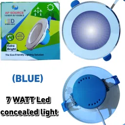 ap source 7 Watt Led concealed light in (Blue) PACK OF 1 Ceiling Light Ceiling Lamp image 2