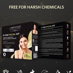 L'AVENOUR Set Of 3 D-Tan 6-Steps Facial Kit With Vitamin E & Niacinamide- 30 ml Each image 5