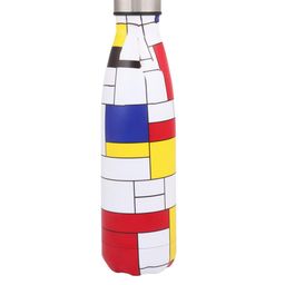 BORNGRADUATE Yellow & White Colourblocked Water Bottle 500 ML-image-71