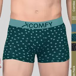 Amul Comfy Men Pack of 3 Printed Cotton Trunk-picture-5