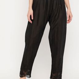 Castle Lifestyle Women Comfort Tapered Fit Easy Wash Trousers-image-27