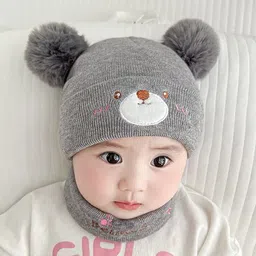 REFFER Unisex Kids Woollen Beanie-picture-0