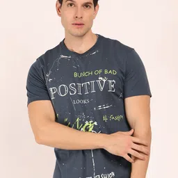 BUNCH OF BAD Men Printed T-shirt-image-79