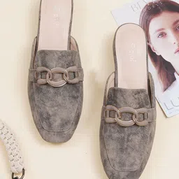 Sherrif Shoes Women Block Heel Mules-image-47