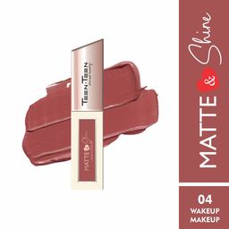 TEEN TEEN COSMETICS Matte & Shine Liquid Lip Color Lipstick - 4 ml - Wakeup Makeup 04-10