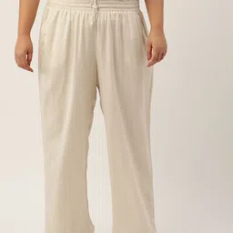 theRebelinme Plus Size Women Relaxed High-Rise Easy Wash Trousers-image-72